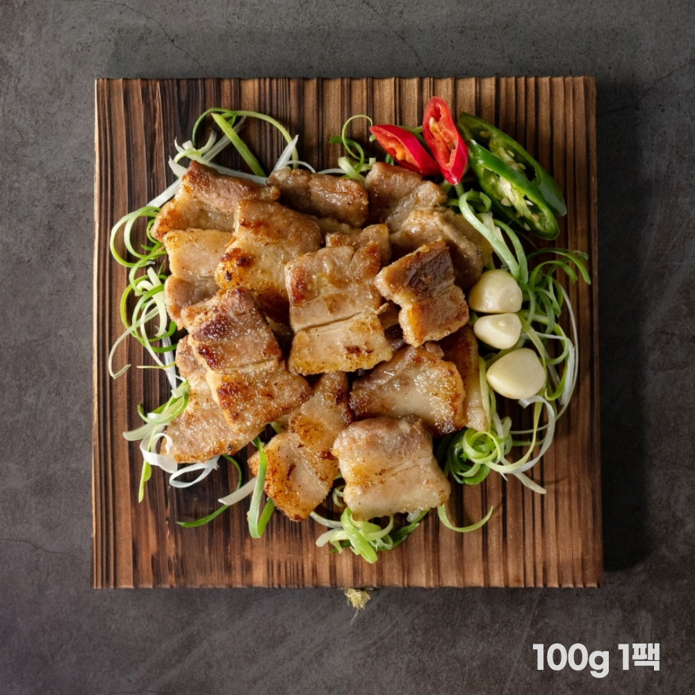 도도한 허브삼겹살 100g 1팩