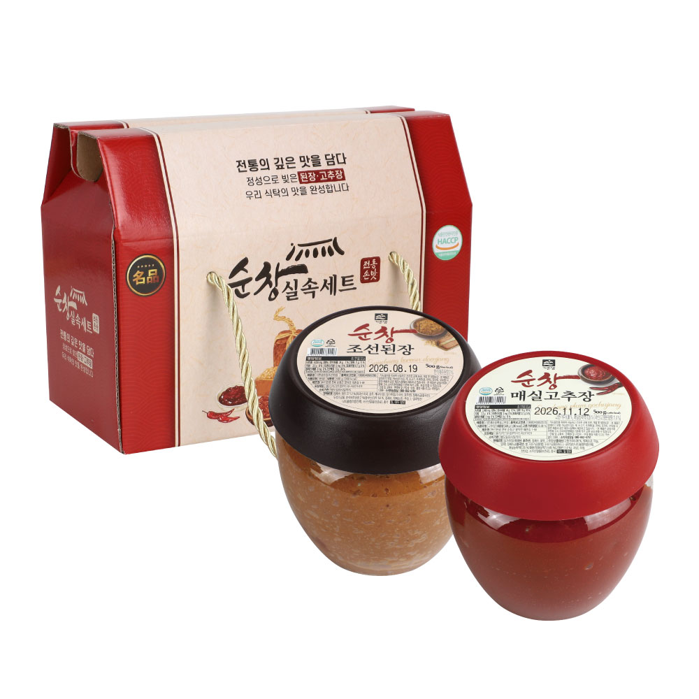 순창 실속세트 2p_고추장+된장 (과세)