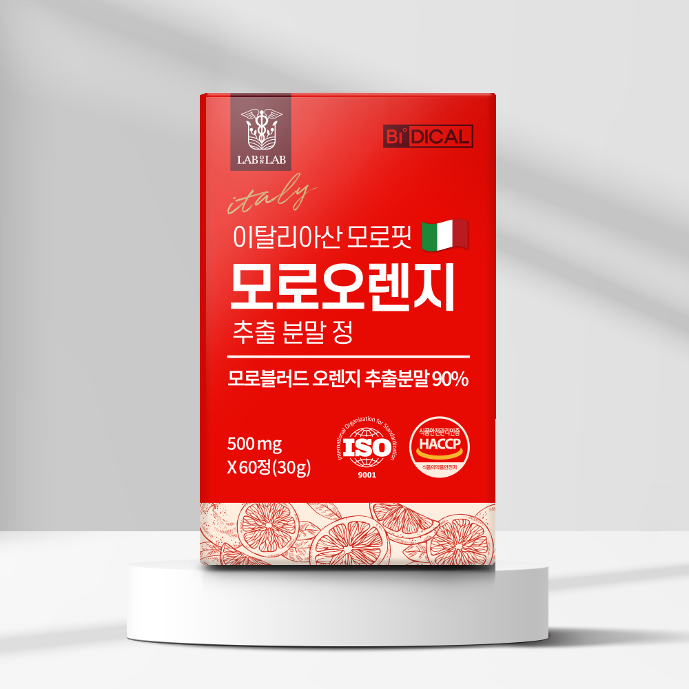 랩온랩 이탈리아산 모로핏 모로오렌지 30g(60정)