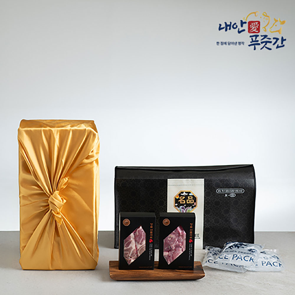 내안애 1+등급 한돈 정담세트[삼겹500g+목살500g] 총1kg