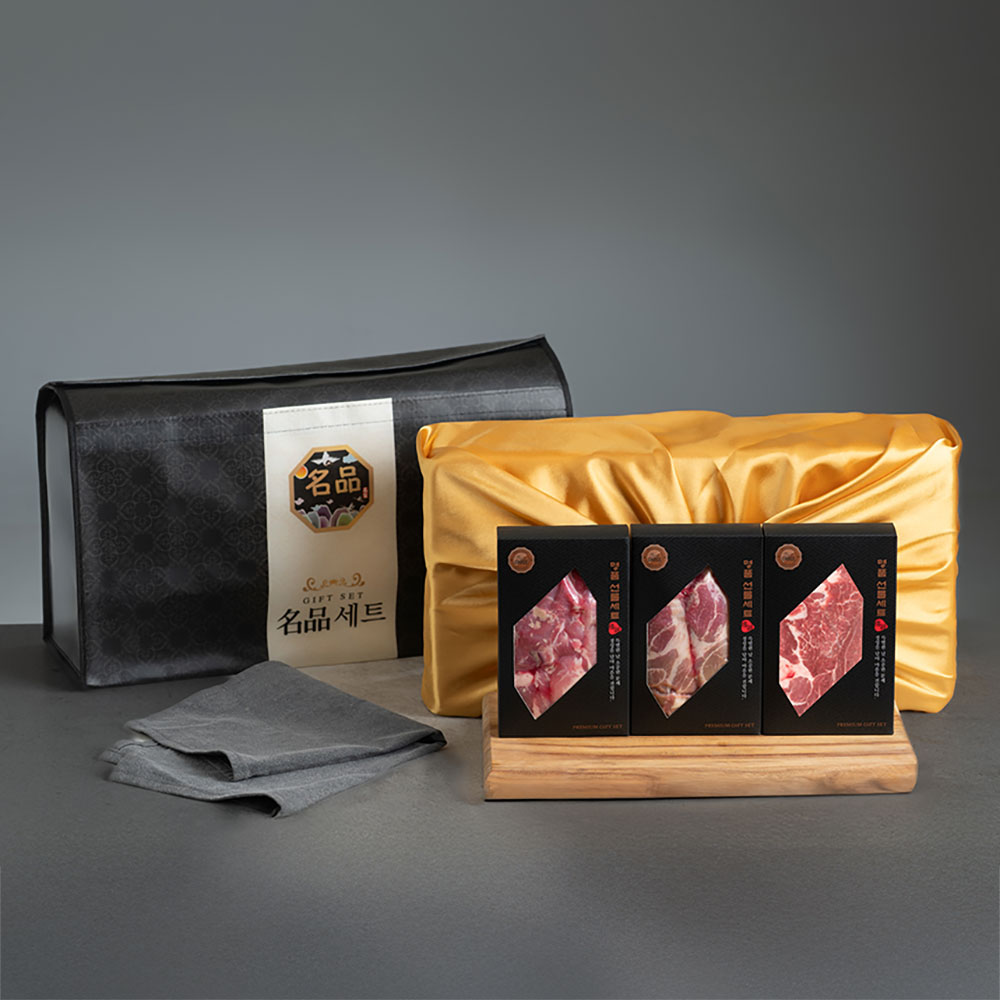 내안애 1+등급 한돈 명작세트[삼겹400g+목살400g+앞다리살400g] 총1.2kg