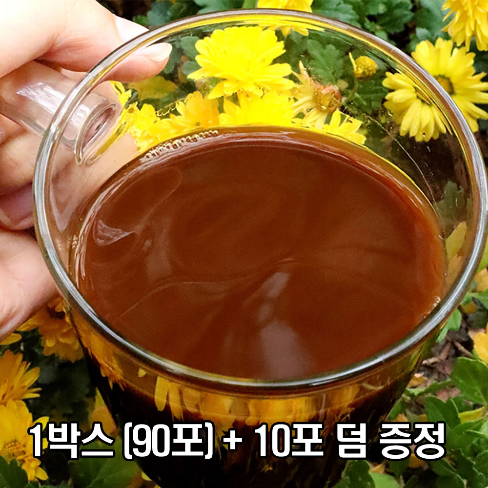 100% 지리산 야생칡만 사용한 생 칡즙 실속형 1박스 (90포) + 10포 덤 증정