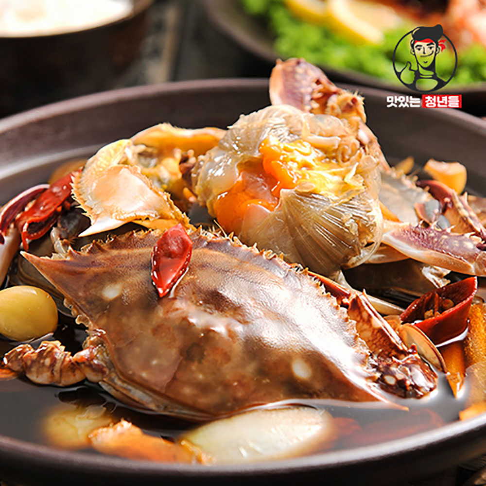 [맛있는청년들] 국내산 연평도 암꽃게 간장게장 2kg(3미)