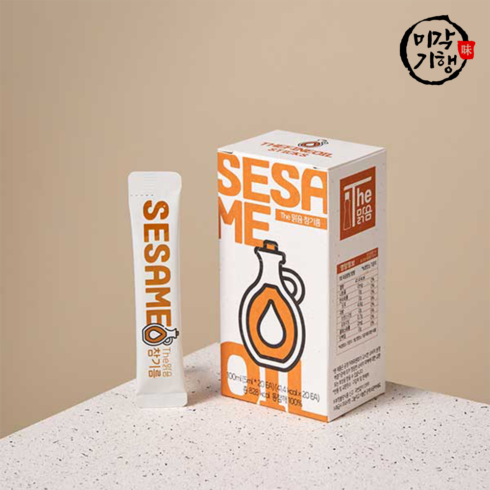 [미각기행] 외국산 참기름 스틱 300ml(5ml *60개입)