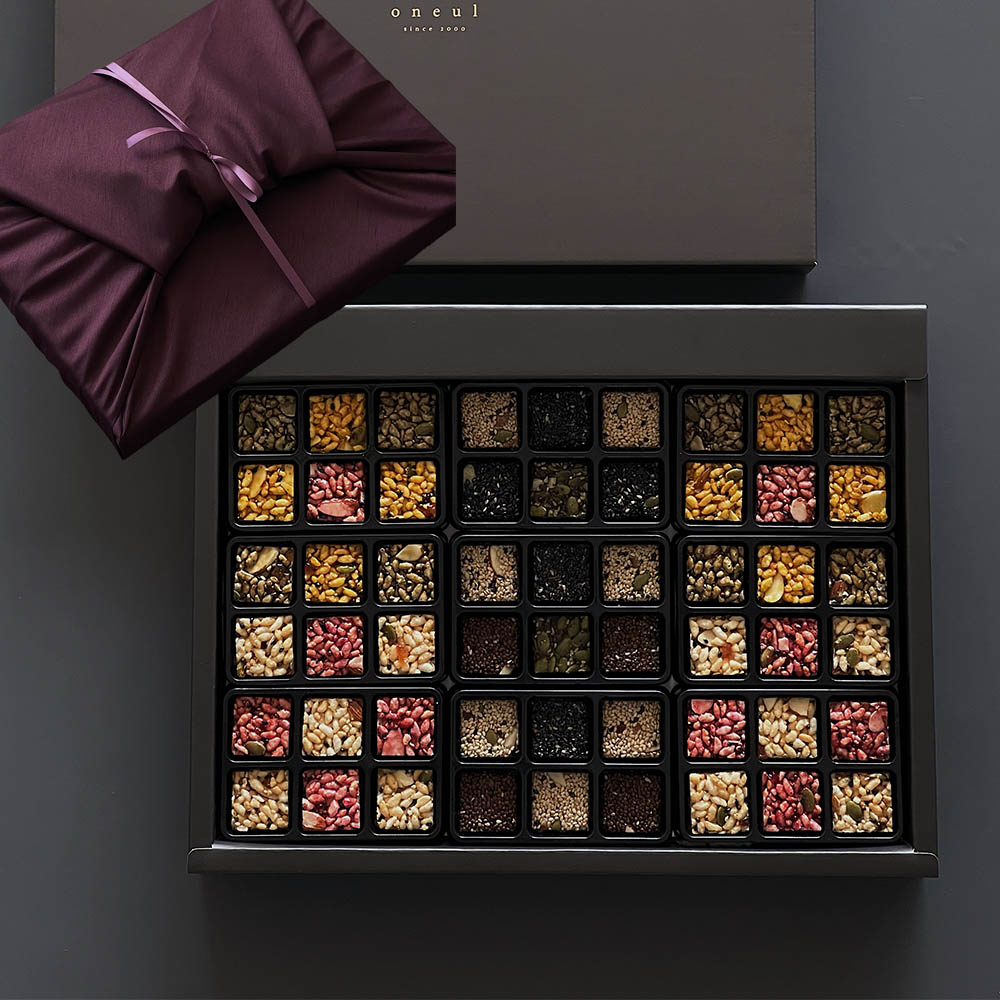 청솔한과 궁중강정 2호(고급보자기포장)