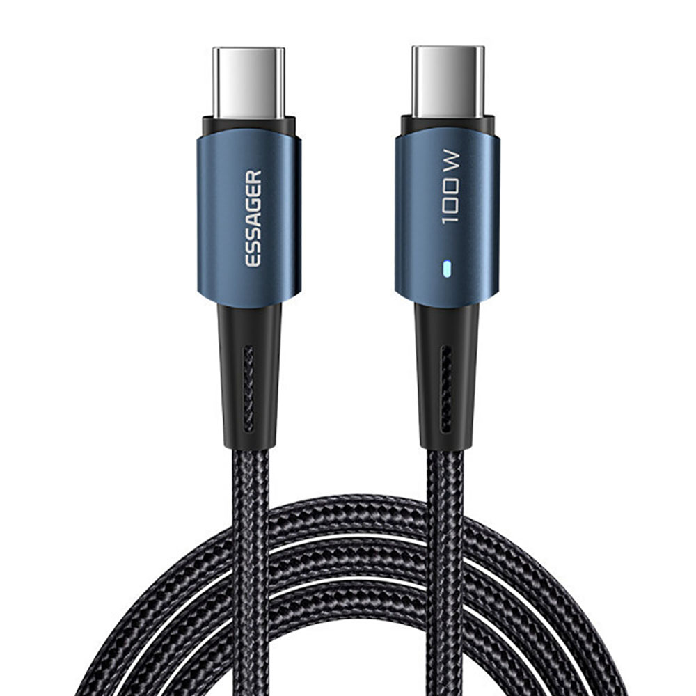 ESSAGER 100w C to C PD 고속충전케이블 2m