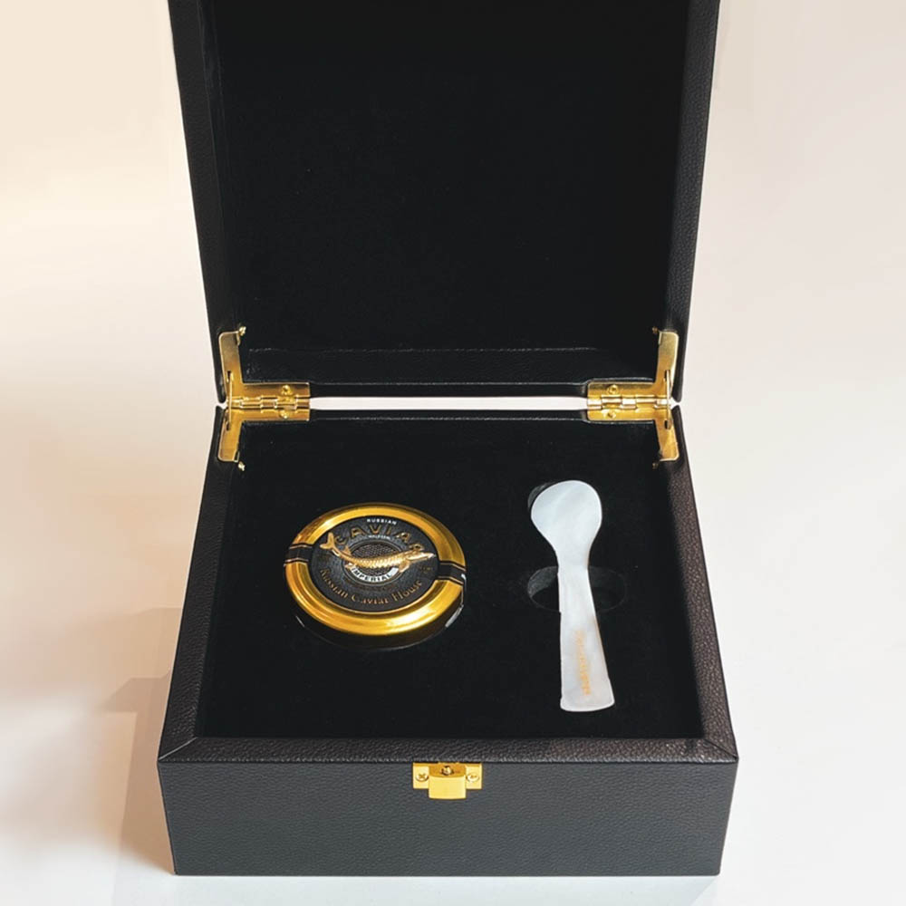 [러시안캐비어하우스] 바에리 클래식 시베리안 철갑상어알 28.6g (캐비어+상품박스+자개스푼)