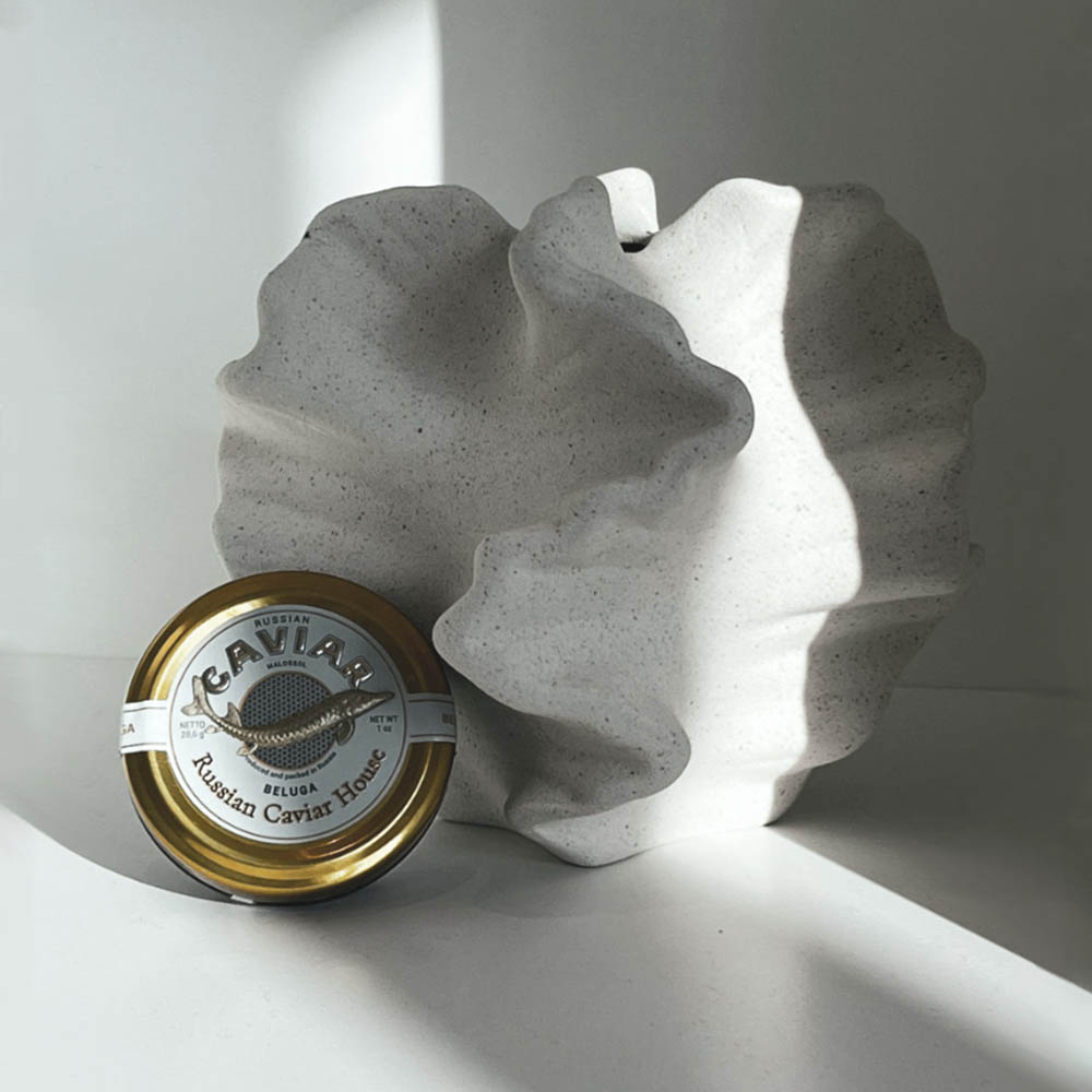 [러시안캐비어하우스] 벨루가 임페리얼 Huso huso 철갑상어알 28.6g (캐비어만, 상품박스x 자개스푼x)