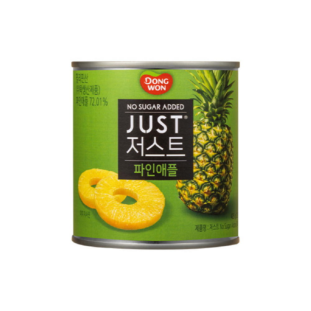 [동원] 저스트 노슈가 파인애플 425g x 6개