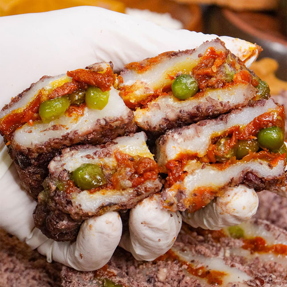 재료부터 다른 30년 전통 호박고지시루떡 2kg(18-22개내외)