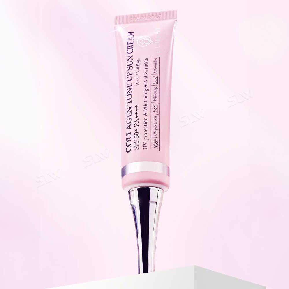[엘루자이] 콜라겐 톤업 선크림 30ml SPF50+,PA++++ 1개