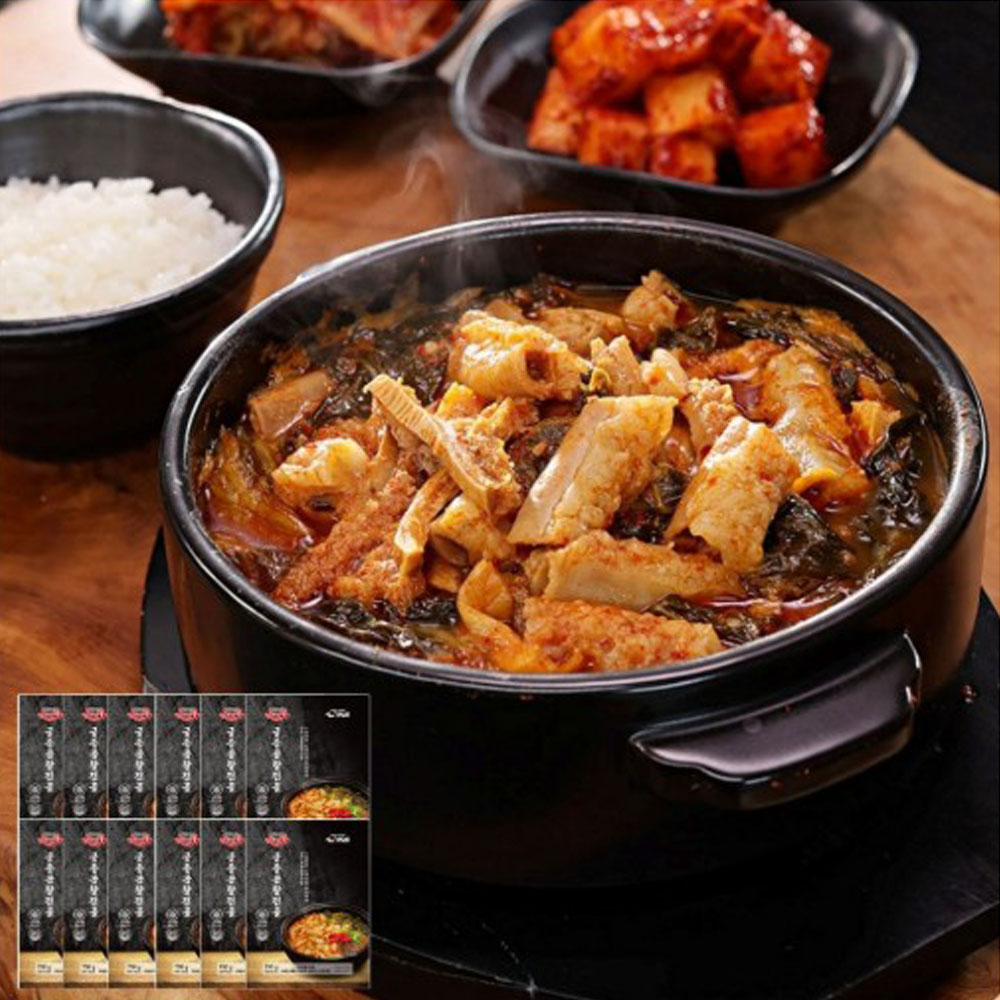 심가네 노다지 궁중 곱창전골 12팩 즉석국 우거지 소내장 전골