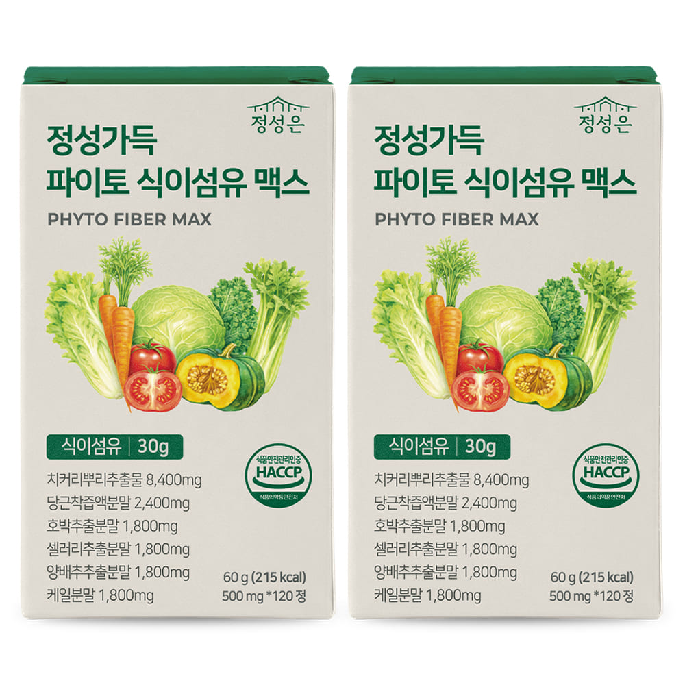 [정성가득 파이토] 차전자피 식이섬유 정 맥스 2개 240정