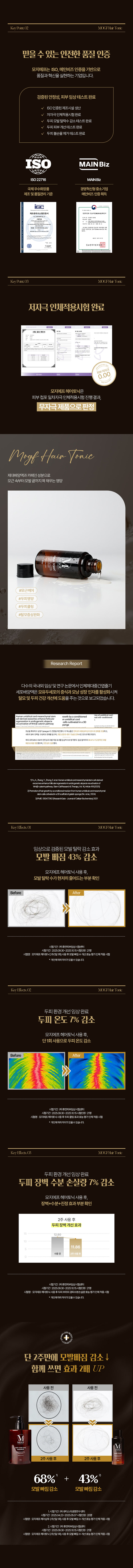 [모지에프] SET 헤어샴푸300ml & 헤어토닉 60ml 상세 11