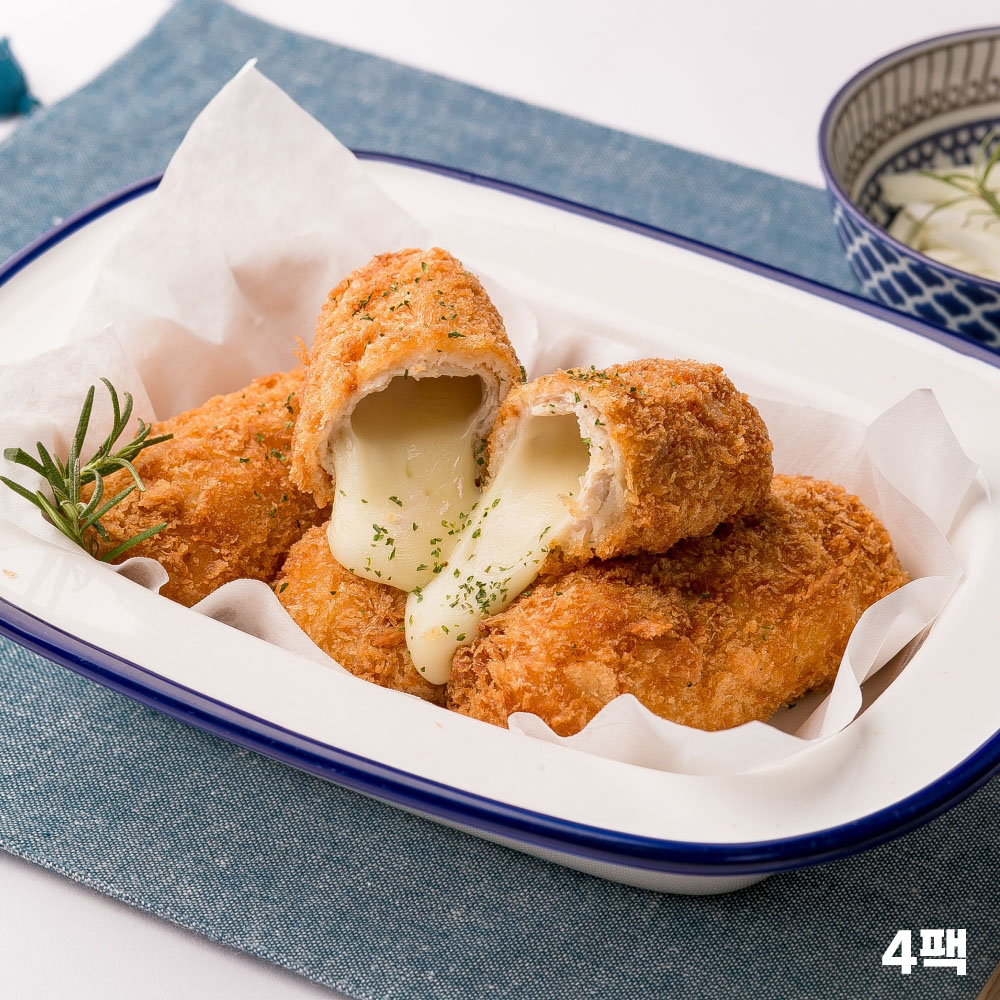 갓 튀긴 수제 치즈롤돈까스 140g 4팩