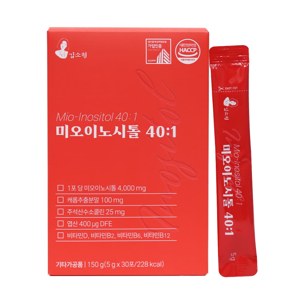 김소형 미오이노시톨 40:1 (5g x 30포)