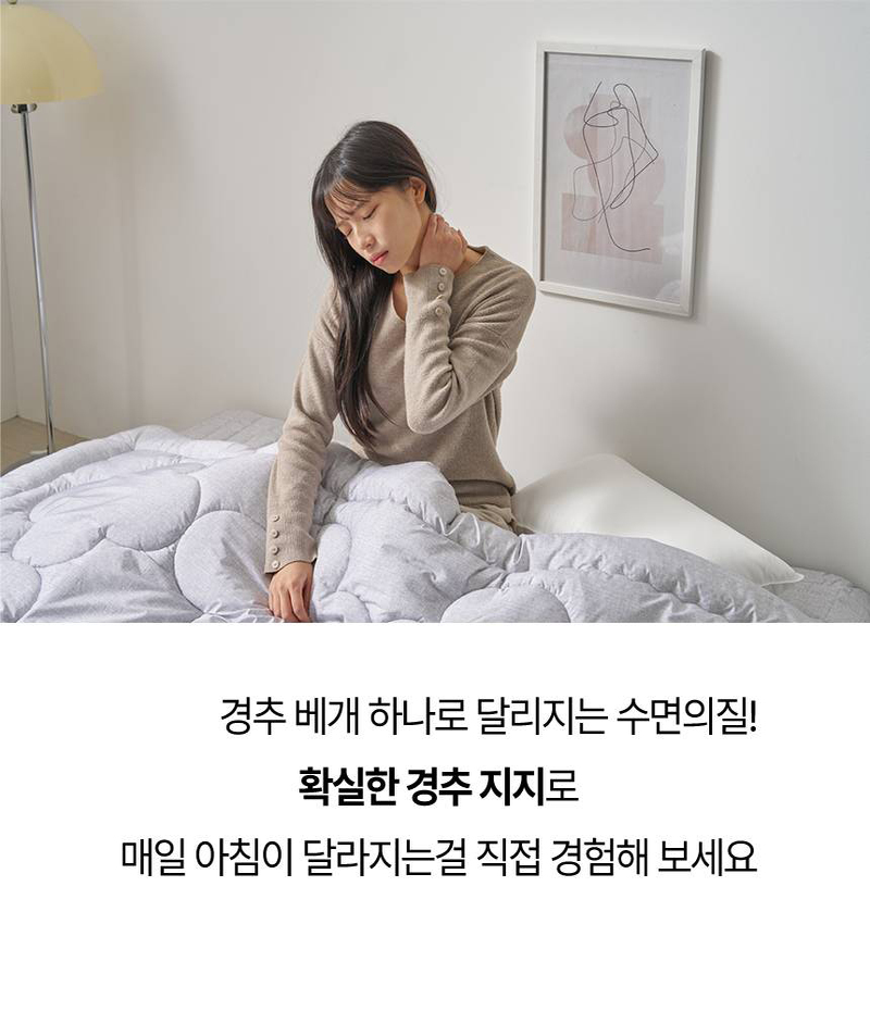 [코튼앤룸] 진드기 방지 경추베개 상세 10