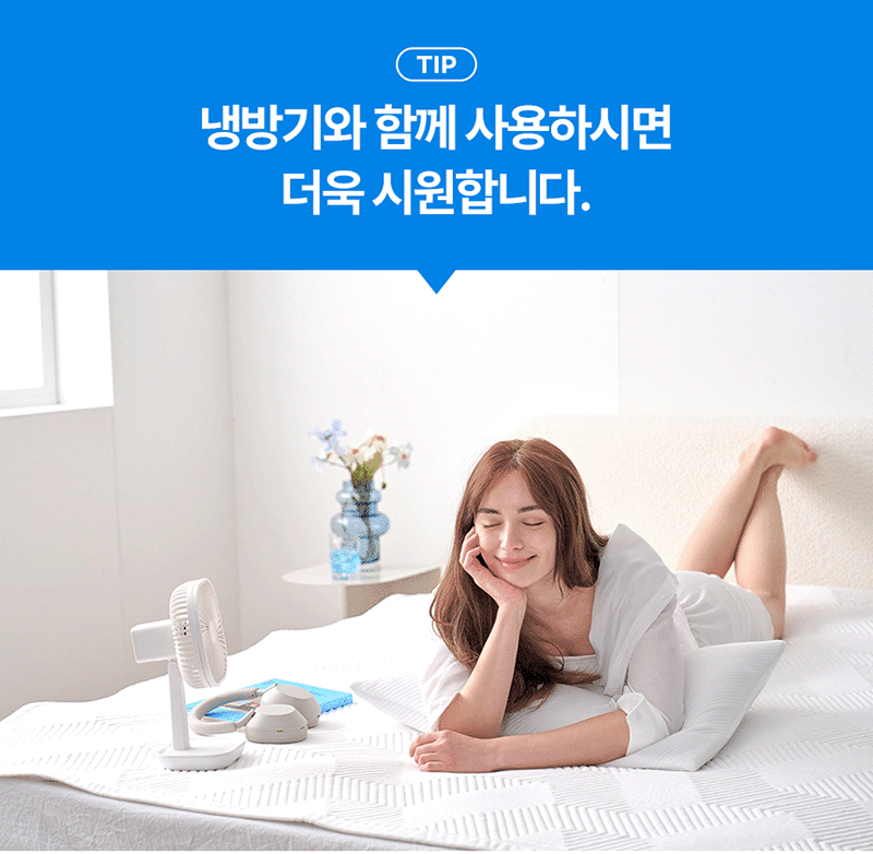 [플래비안] 듀라론 쿨 메쉬 냉감패드 SS + 베개커버(XL) 1장 상세 17