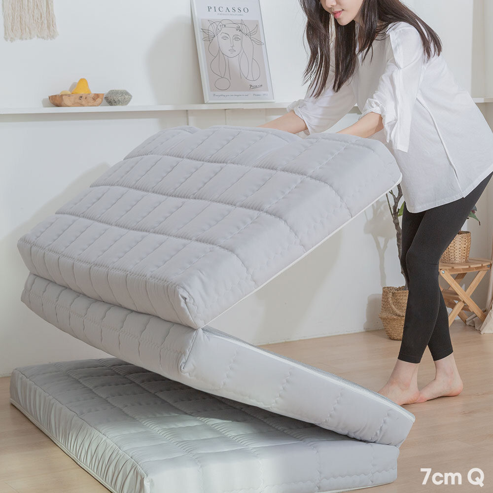 [플래비안] 밸런스케어 3단접이식 기능성토퍼 매트리스 7cm Q
