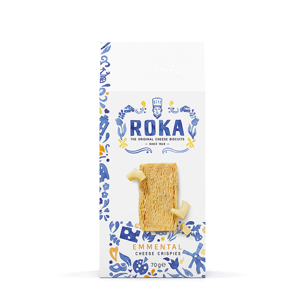 [로카] 에멘탈 치즈 크리스피 70g 4팩
