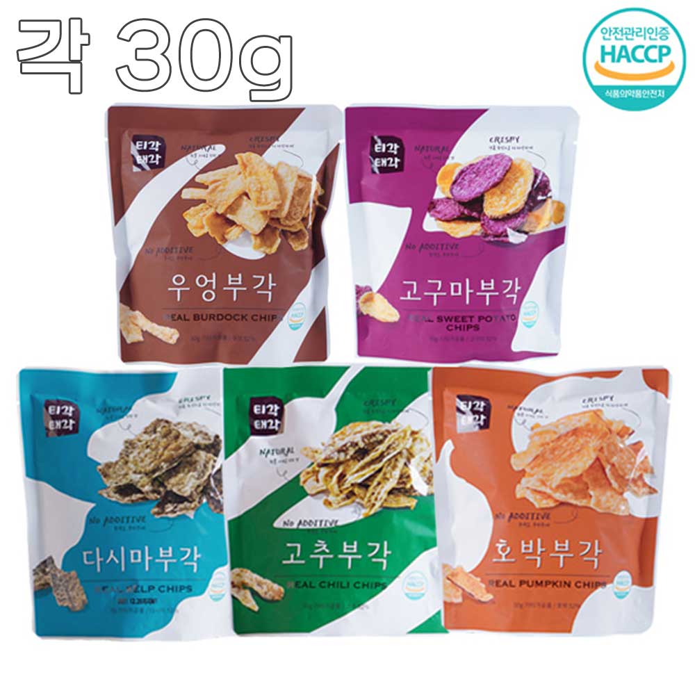 [맛다움] 속초명물 바삭바삭 부각(다시마+호박+고추+우엉+고구마)x각30g