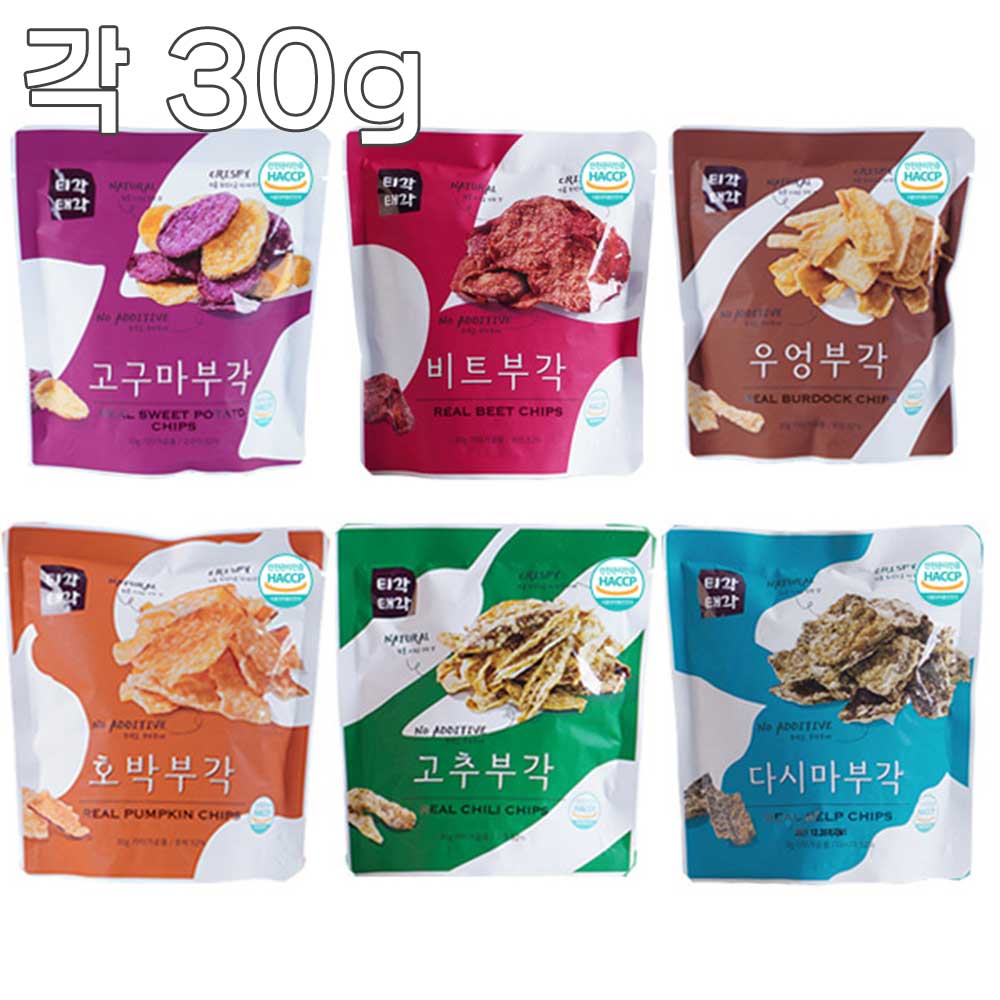 [맛다움] 속초명물 바삭바삭 부각(다시마+호박+고추+우엉+고구마+비트)x각30g
