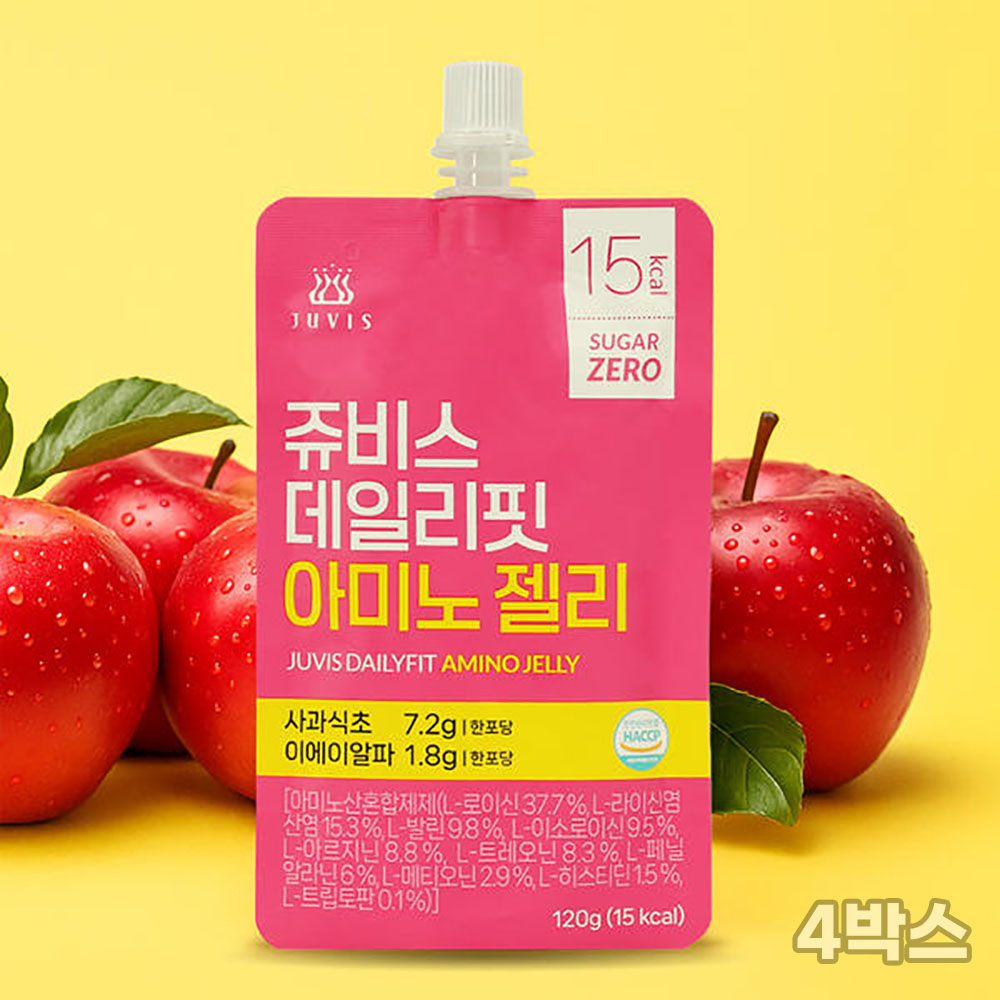쥬비스 데일리핏 아미노젤리 4BOX(120g x 56PCS)