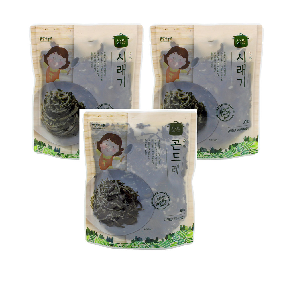 삶은시래기300g*2+삶은곤드레300g