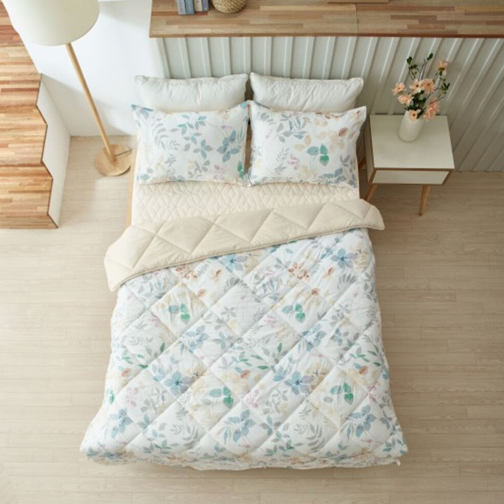 [샬리프] 수선화 차렵이불 Q (커버포함)