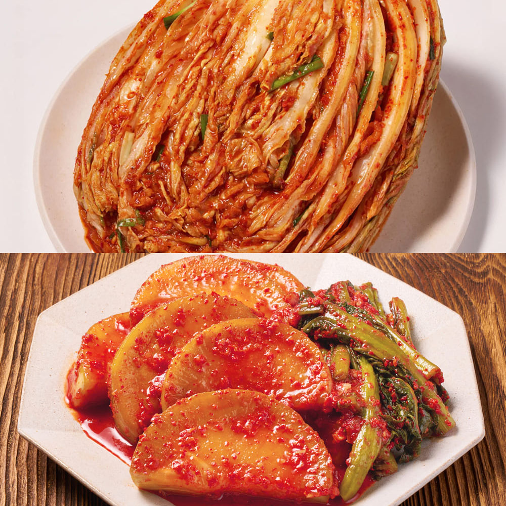 [153김치세트] 포기 3kg+갓석박지 2kg