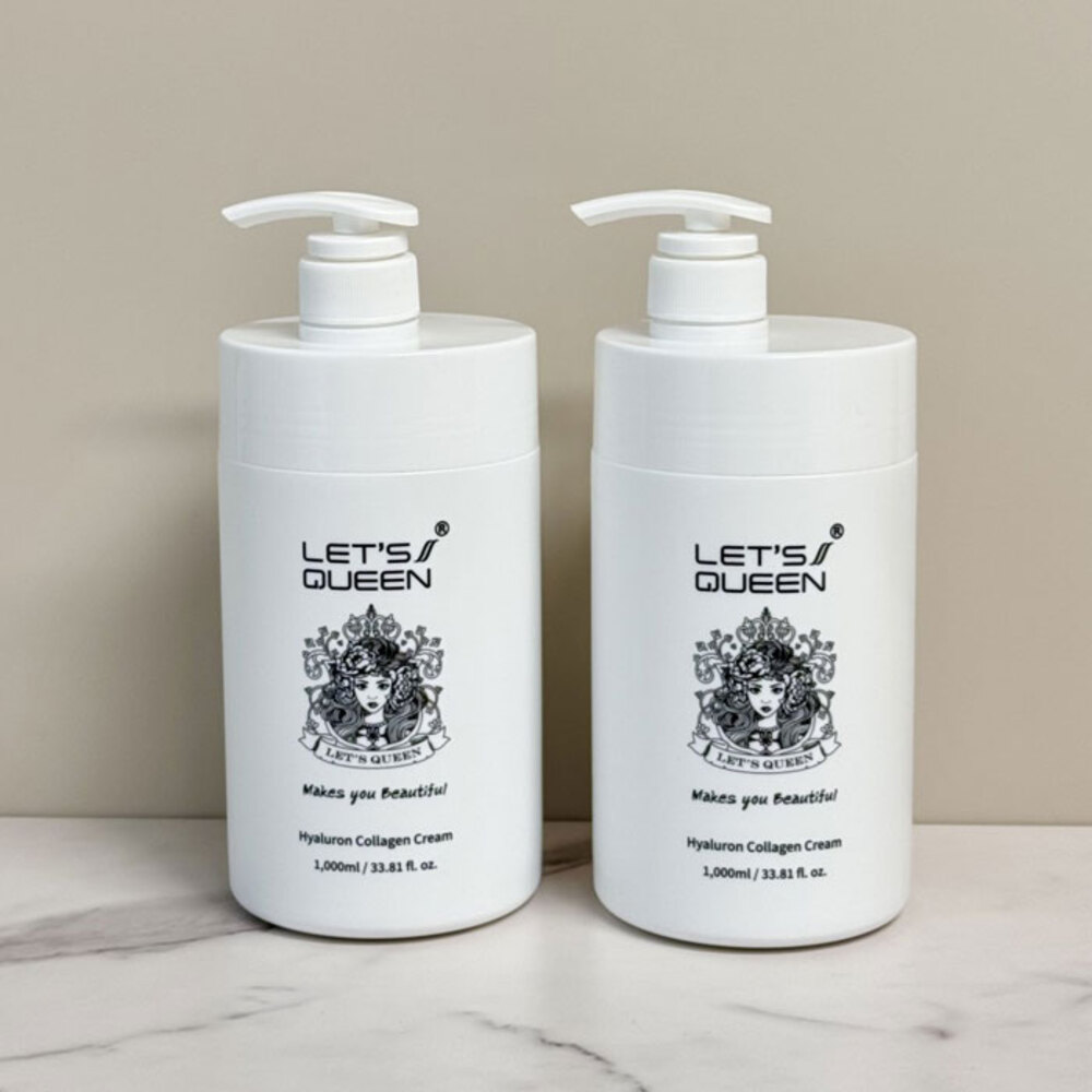 [레츠퀸] 히알루론 콜라겐크림 1000ml