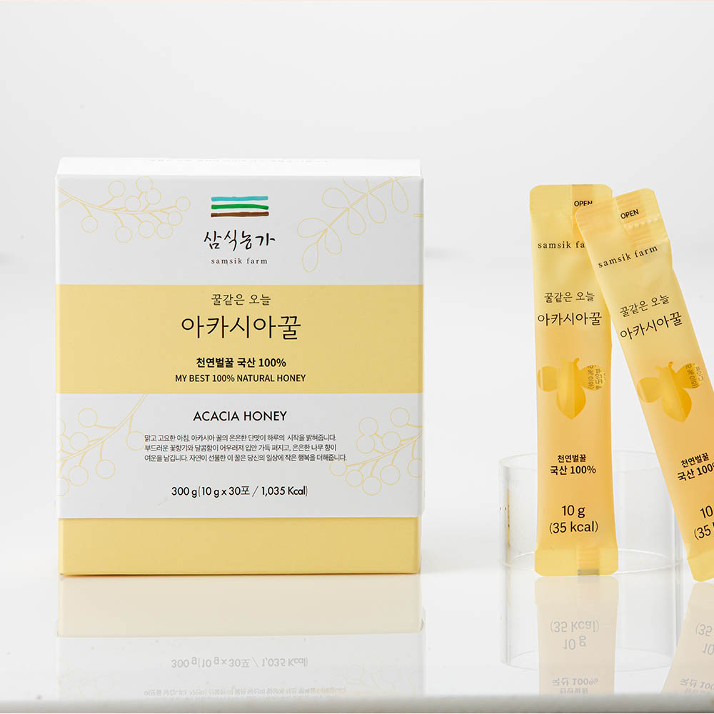 [삼식농가] 꿈 같은, 오늘(아카시아꿀) 300g(10g*30포)