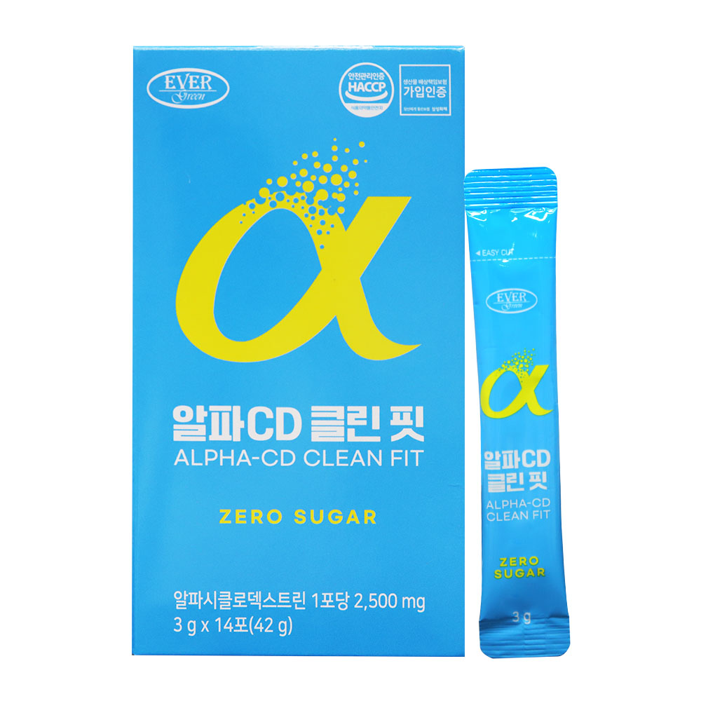[에버그린] 알파 CD 클린핏 3g*14포