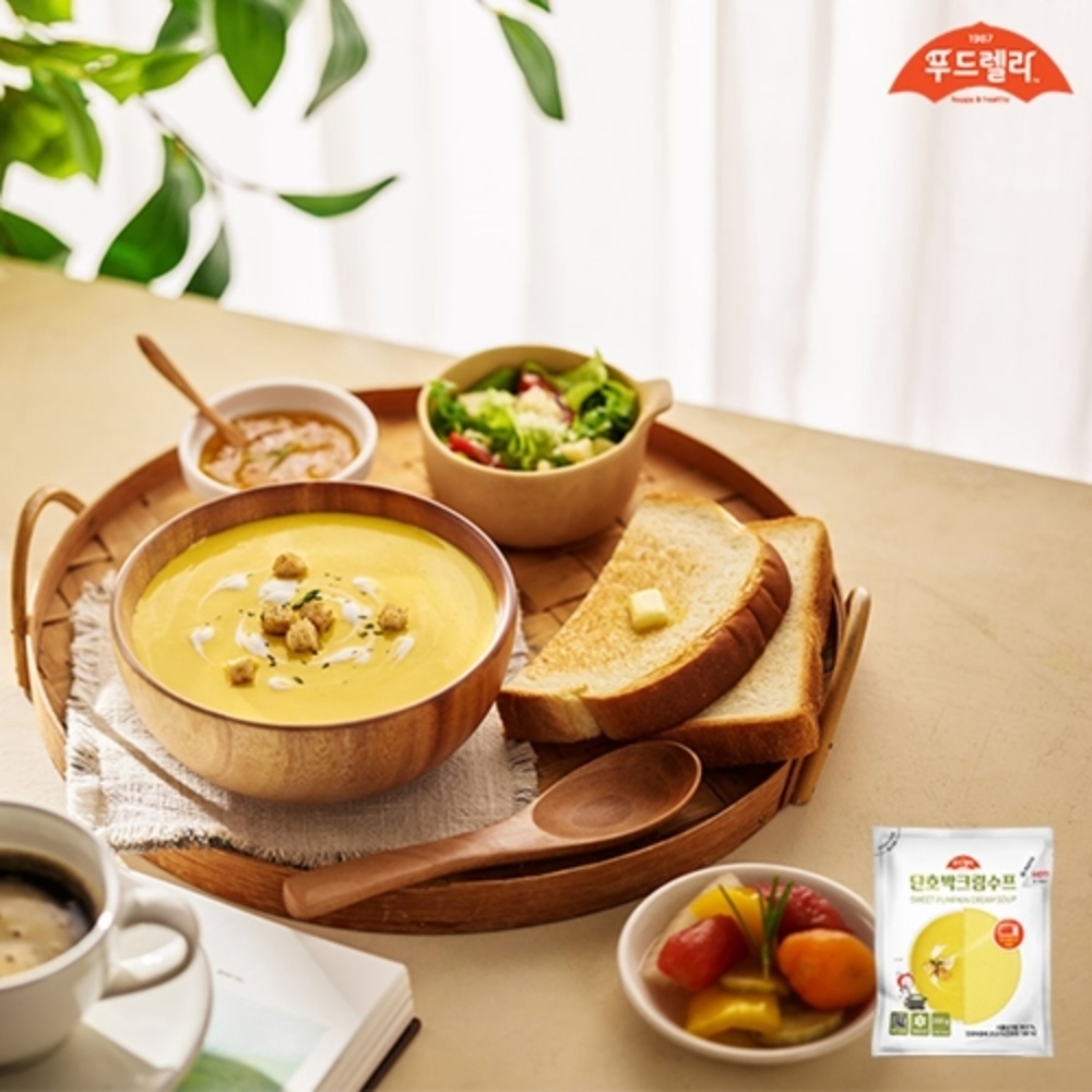 [푸드렐라] 단호박 크림 수프 200g x 6팩