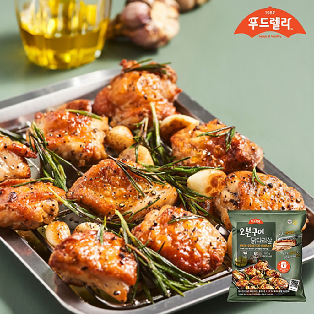 [푸드렐라] 오븐구이 닭다리살 300g x 4팩