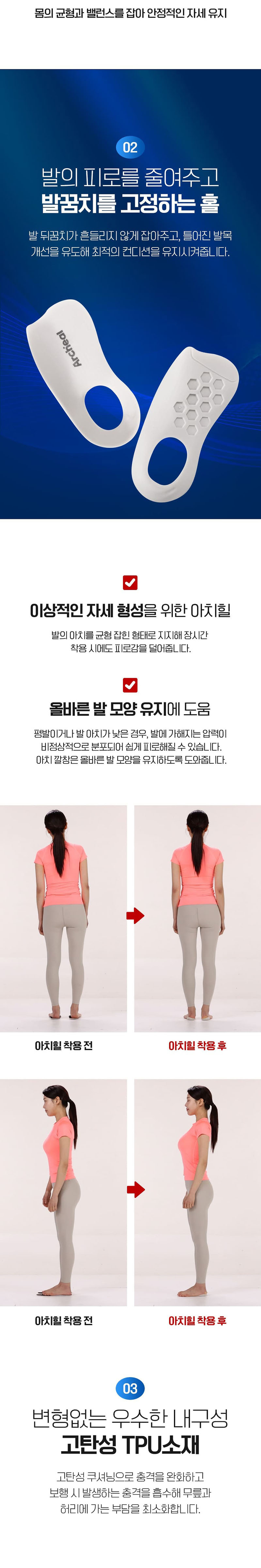 아치힐 깔창 3종(일반+자석+구름젤리깔창) 상세 9