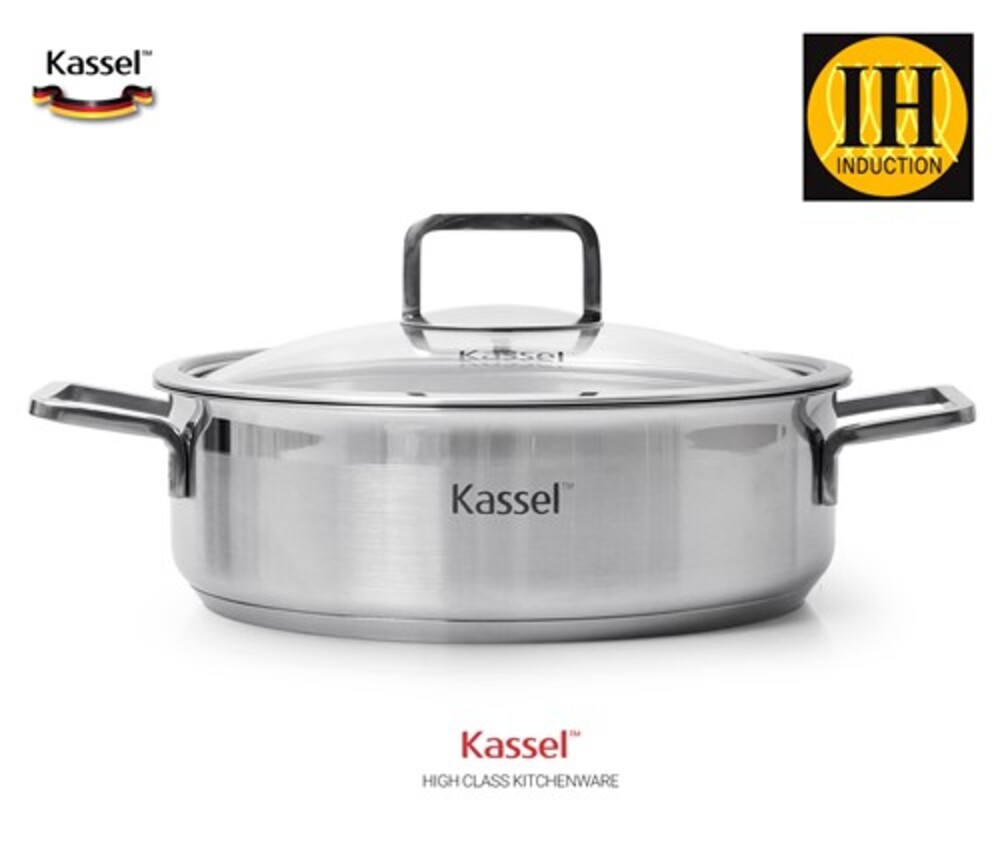 [Kassel] [카셀] 임팩트 본딩 루반 IH(인덕션) 프리미엄 24CM 전골 스텐냄비
