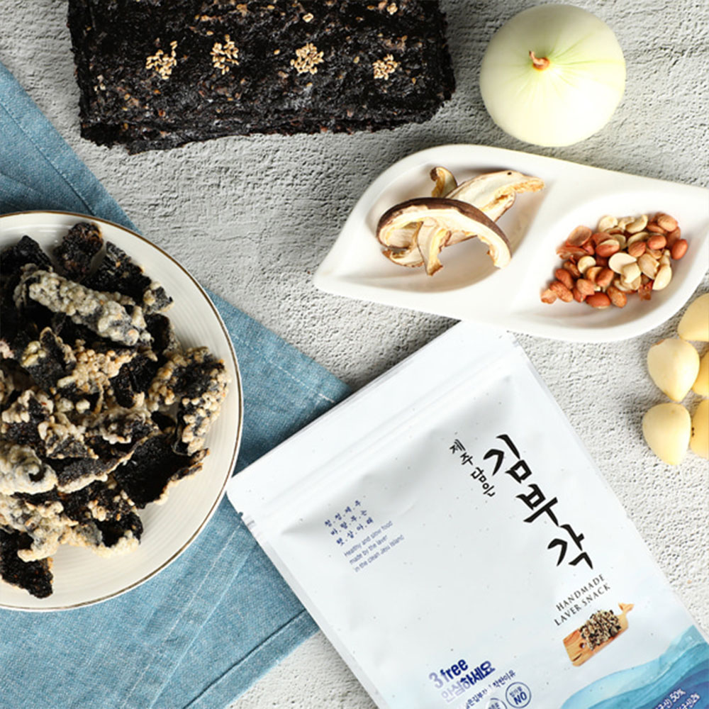 [제주마씸] 제주담은 수제 김부각 35gx3봉