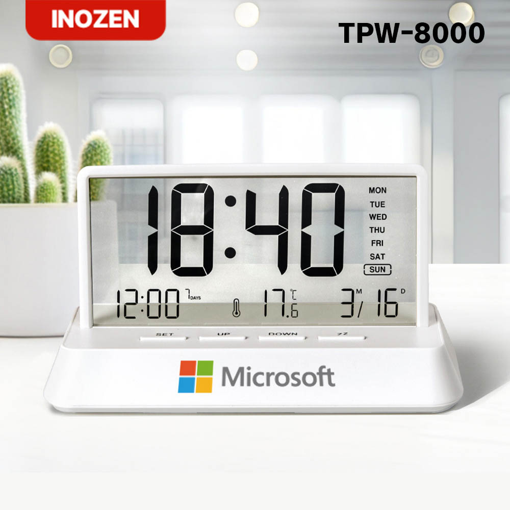 이노젠 [Inozen] TPW-8000 투명디스플레이 스누즈 스마트 탁상시계