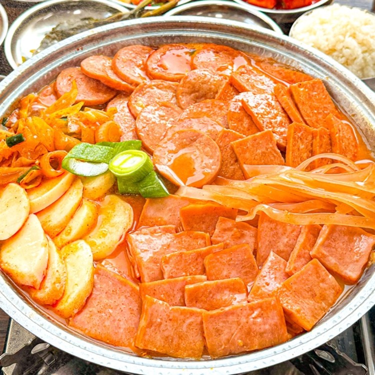 [대식가] 사골육수 햄사리4종 부대찌개 1kg (2-3인분)*2팩