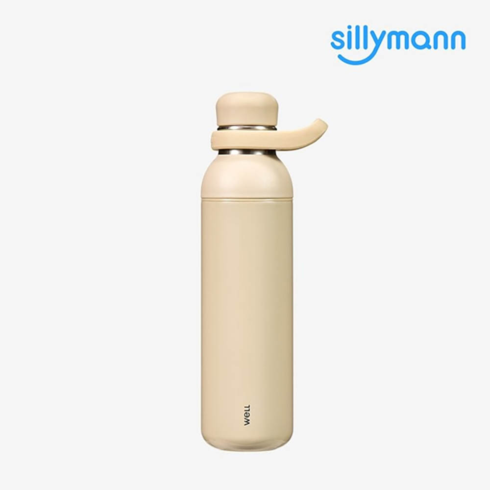 [실리만] 웰텀블러 애슬레저 스트로우 보냉 보틀 800ml (샌디베이지)