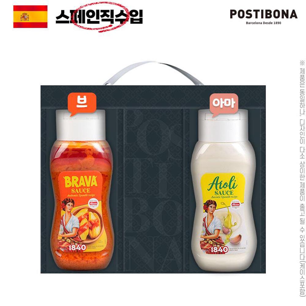 (스페인직수입)에스파뇰라 소스300ml2종(브라바소스,아이올리갈릭마요네즈)