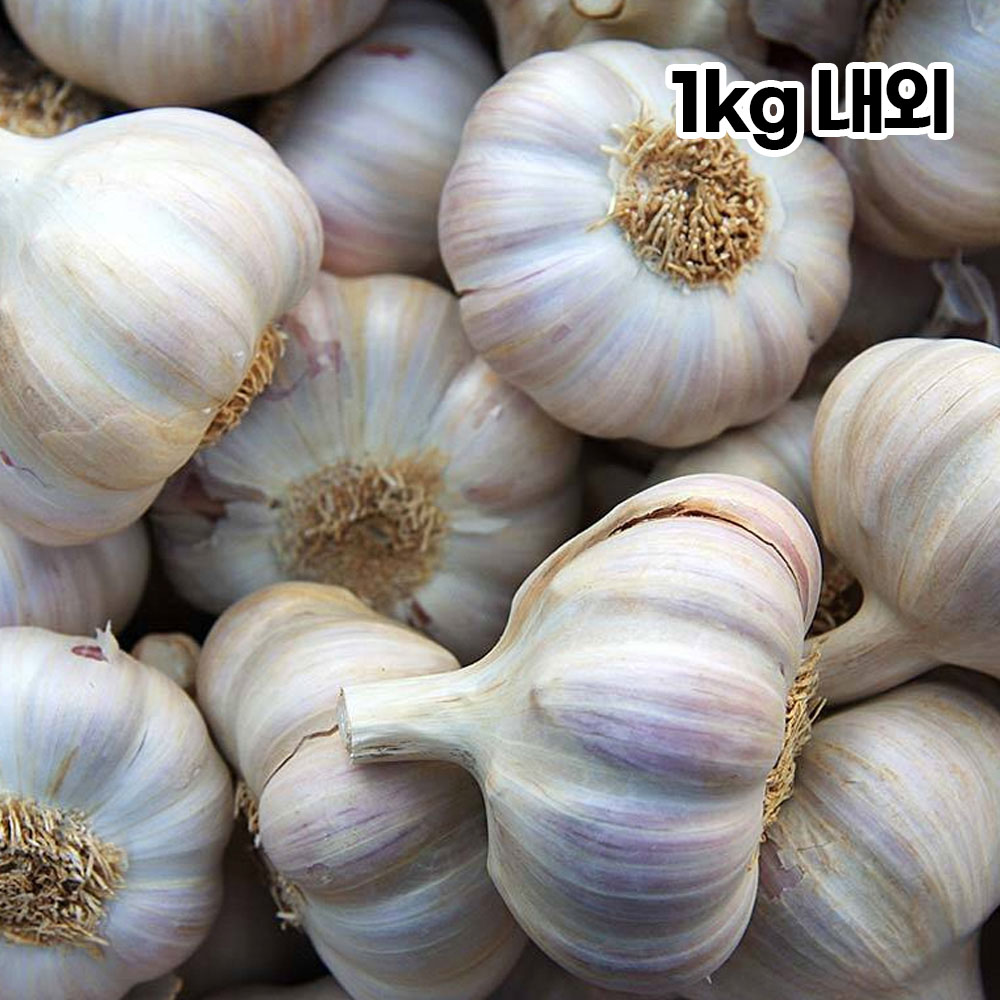 국산 26년산 통마늘(햇마늘) 1kg 내외(특/대 혼합)