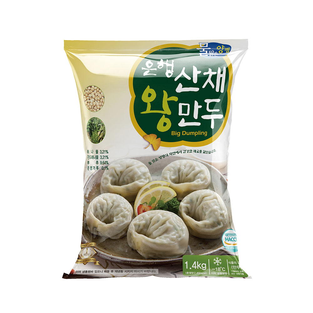 은행산채왕만두 20EA, 1.4kg