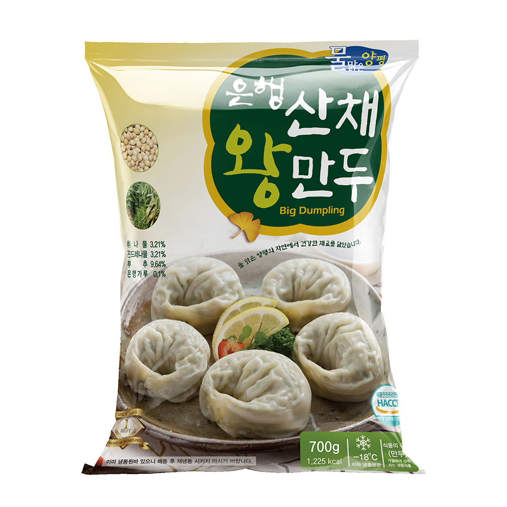 은행산채왕만두 10EA, 700g