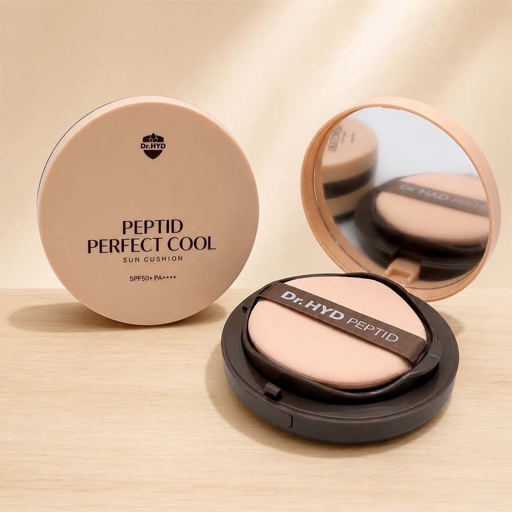 [닥터 하이드] 펩타이드 퍼펙트 쿨 선쿠션 SPF50+ PA++++