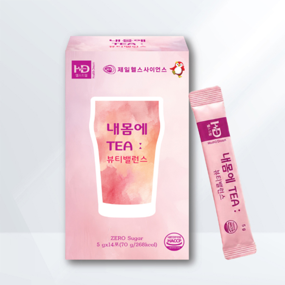 [제일헬스사이언스] 내몸에 TEA 뷰티밸런스 5gx14포(붓기 케어)