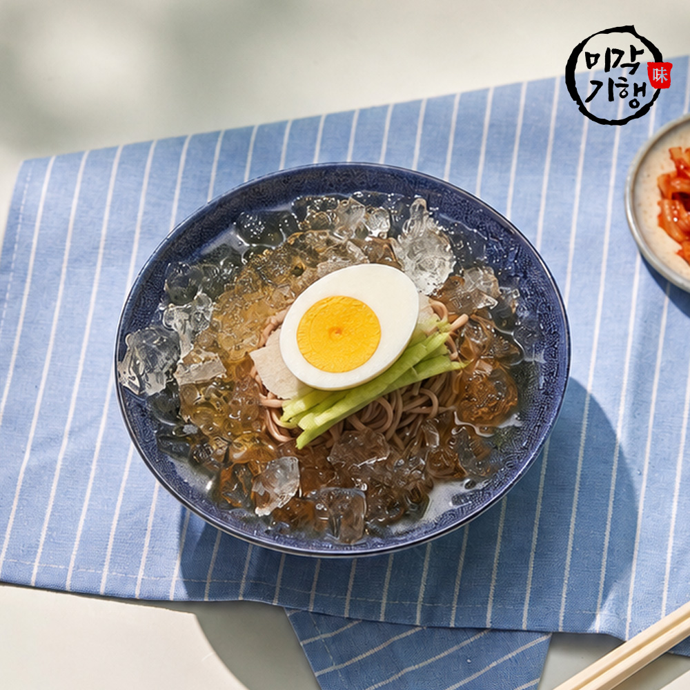 [미각기행] 칡냉면 사리 5개,220g+클래식 냉면 육수 5개,350g+맛있게 매운 양념장 5개,100g