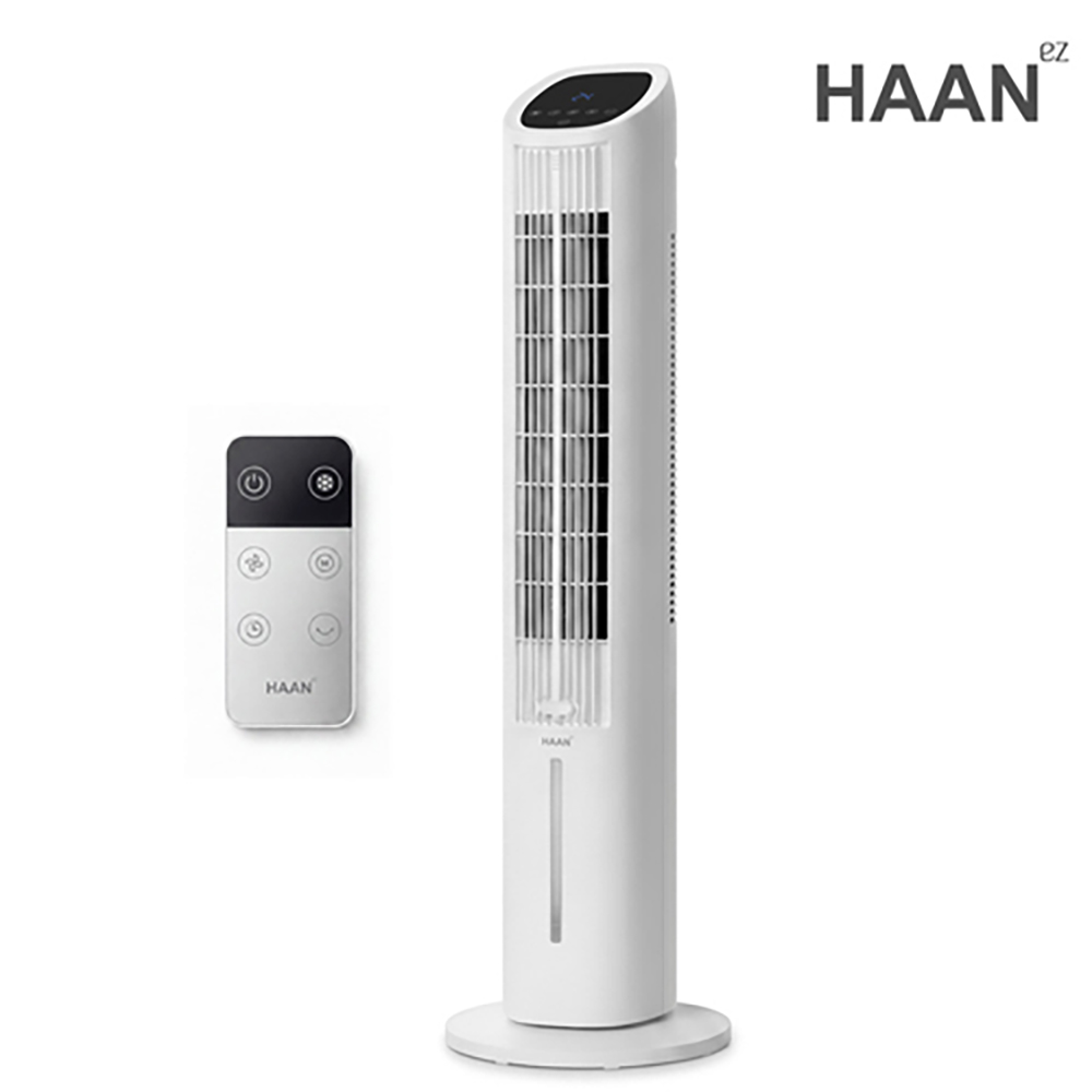 [한경희] 4L 음성인식 리모컨형 전자식 타워형 냉풍기 HA-L1400