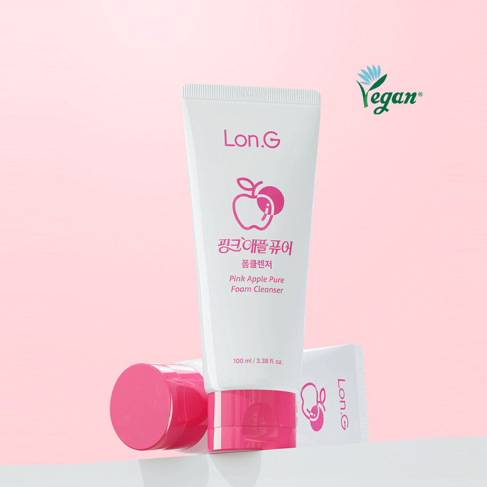 [론지] 핑크 애플 퓨어 폼클렌저 100ml (Pink Apple Pure Foam Cleanser)
